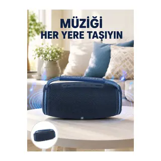 IPX5 Su Geçirmez Taşınabilir Bluetooth Hoparlör Renkli Işıklı Yeni Nesil