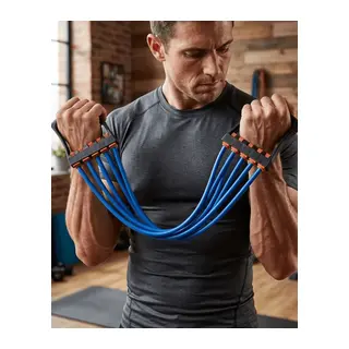 Fitness Direnç Lastiği Evde Spor İçin Çok Amaçlı Egzersiz Bandı
