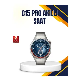 Gümüş Akıllı Saat 46mm Kasa