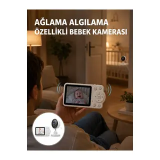 WiFi Gerektirmeyen Dijital Şifrelemeli Bebek Monitörü Yeni Nesil