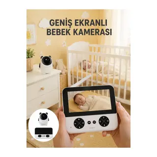 720P HD Gece Görüşlü Kablosuz Bebek Kamerası İki Yönlü Sesli Yeni Nesil