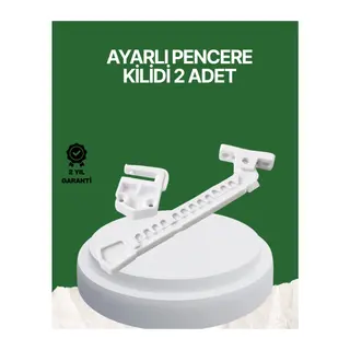 Çocuk ve Evcil Hayvanlar İçin Pencere Emniyet Kilidi 2 Adet