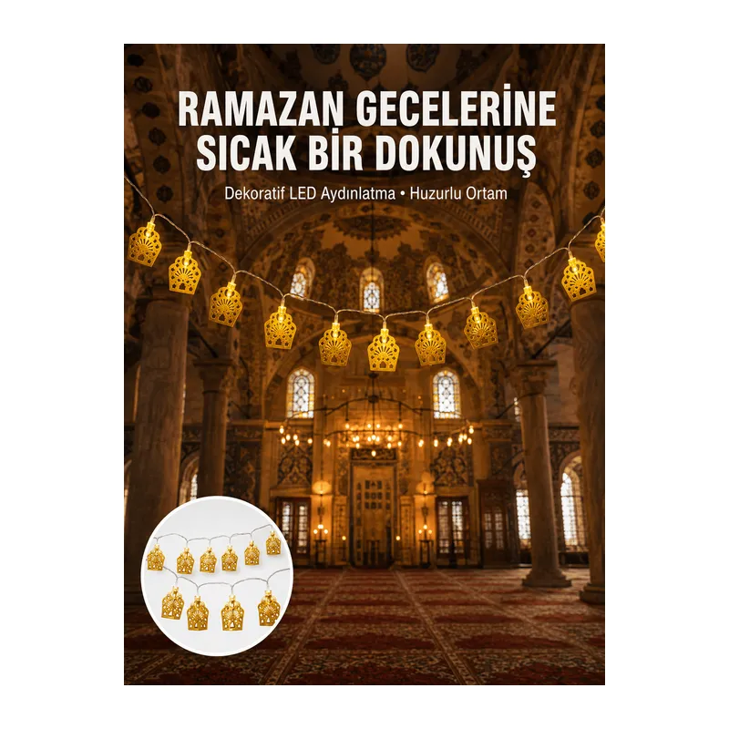 CAMİ RAMAZAN LED IŞIK