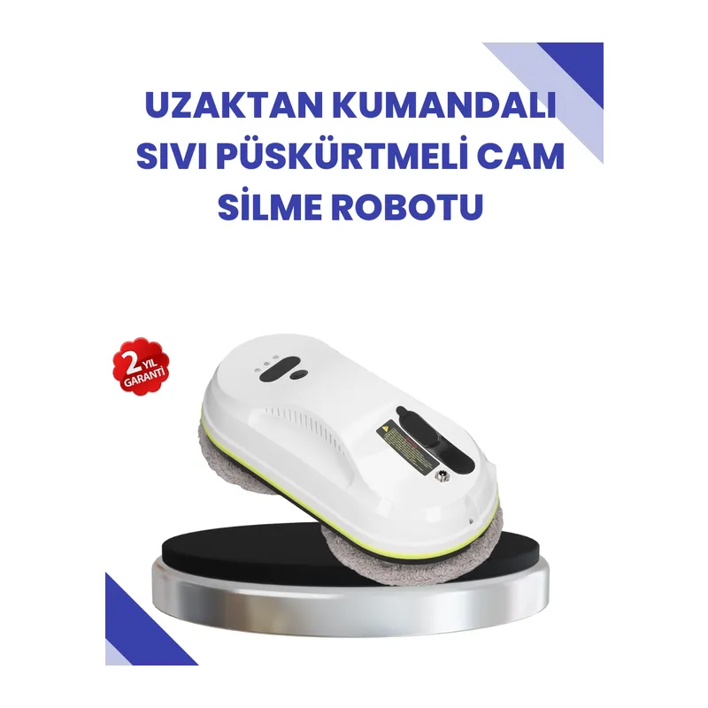 Uzaktan Kumandalı Akıllı Cam ve Pencere Temizleme Robotu