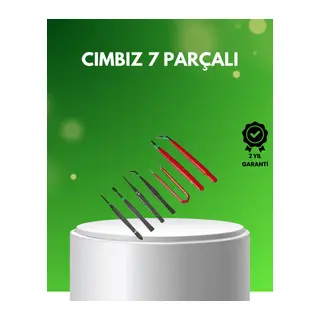 7 Parça Hassas Çelik Cımbız Seti Elektronik ve Saat Tamiri İçin