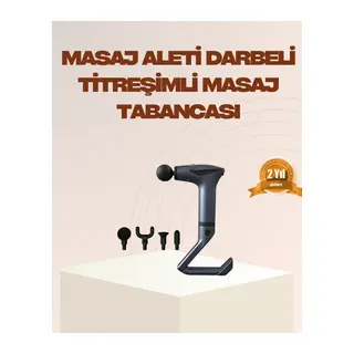 Şarjlı Taşınabilir 3in1 Titreşimli Masaj Aleti Esneme Bantlı