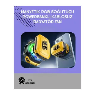 Sessiz Çalışan Yarı İletken Telefon Soğutucu | iOS ve Android Uyumlu | 10W Güç