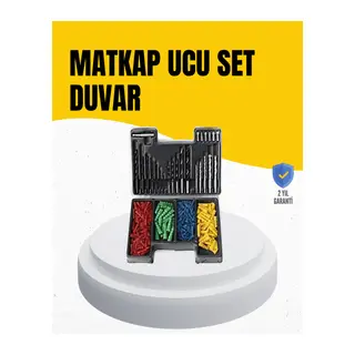 Delme Uç Seti 24 Parça Kutulu Matkap Ucu Ahşap Metal Beton İçin