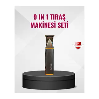 9’u 1 Arada Çoklu Bakım Tıraş Seti Profesyonel Saç Sakal Kesme