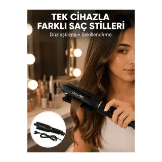Kadın Saç Düzleştirici Seyahat Dostu 5 Kademeli Isı Kontrolü Yeni Nesil