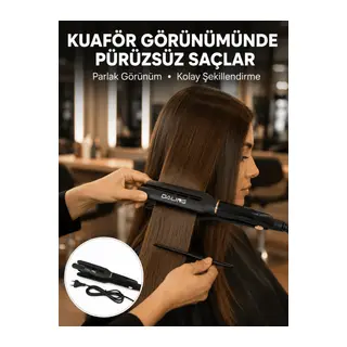 Daling Profesyonel Saç Düzleştirici Seramik Yüzey Tüm Saç Tipleri İçin Yeni Nesil