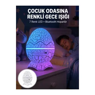 Dinazor Yumurta Gece Lambası Yeni Nesil
