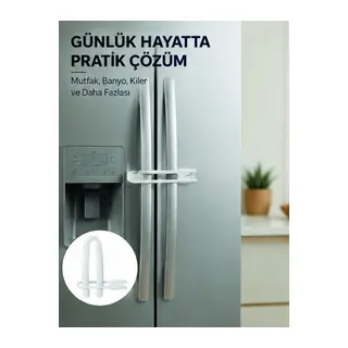 4 Adet Dolap ve Kapak Emniyet Kilidi Evde Güvenli Kullanım İçin Yeni Nesil