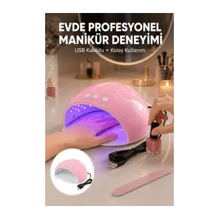 45W Güçlü Ultraviyole Işıklı Oje Kurutucu Cihaz Yeni Nesil