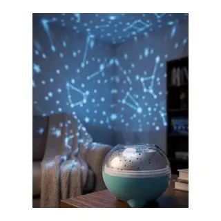 Bluetooth Bağlantılı Gece Lambası Yıldız Projeksiyon Işığı 7 Renk Efekti ve Zamanlayıcı Fonksiyonlu