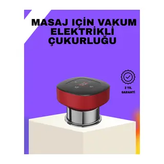 Vakumlu Masaj Aleti Çok Kademeli Emme Isıtmalı Ev Tipi Terapi