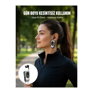 Titreşimli Bluetooth Kulaklık – Uzun Pil Ömrü, Dijital Ekranlı Kablosuz Tasarım Yeni Nesil
