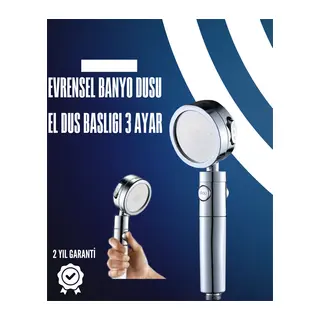 Dayanıklı ve Ergonomik Tasarımlı Ayarlanabilir El Duş Başlığı