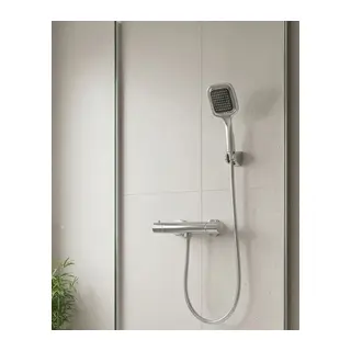 Çok Fonksiyonlu Siyah El Duşu Seti Spiral Hortum ve Duş Askısı Banyo Duş Başlığı
