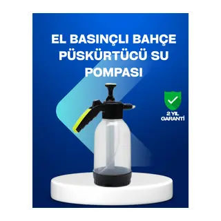 Basınçlı Manuel Köpük Pompası 2L Ayarlanabilir Sprey Başlıklı Temizlik