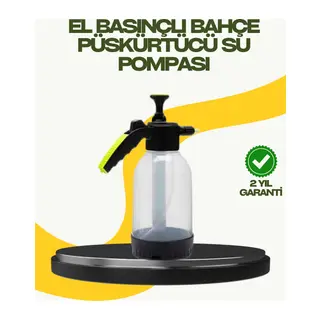 Manuel Basınçlı Köpük Püskürtücü Ayarlanabilir Nozullu 2 Litre Araba Yıkama