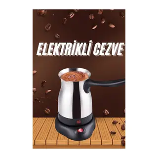 Elektrikli Türk Kahvesi Makinesi Elektrikli Cevze Telveli