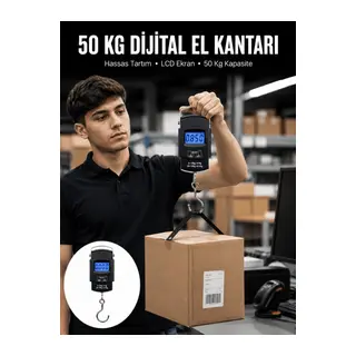 50 Kg Dijital El Terazisi Cep Tartısı El Kantarı Terazi Yeni Nesil