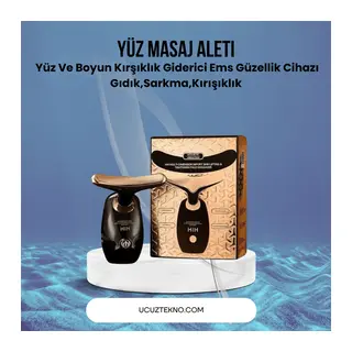 Yüz ve Boyun Masaj Aleti – Yunus Tasarım, Kırışık Görünümü Giderici