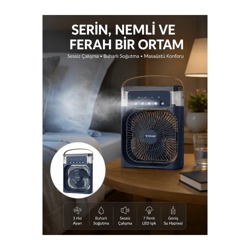 Tüm Gün Kullanıma Uygun Enerji Tasarruflu Fan Yeni Nesil