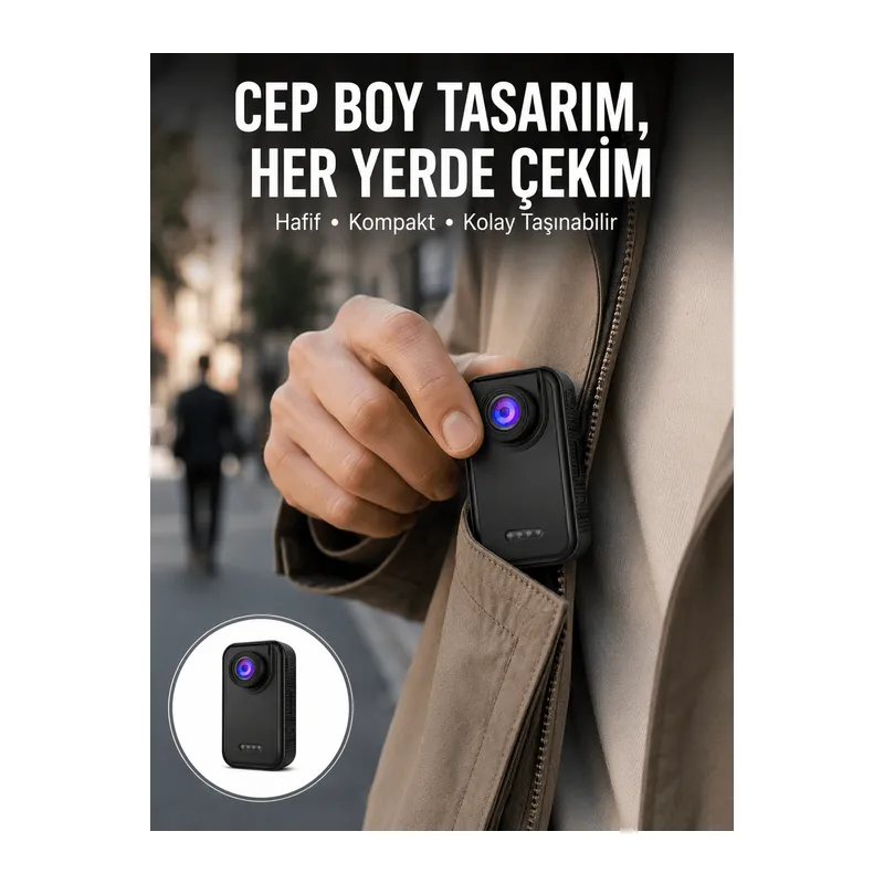 Vlog ve Sosyal Medya Çekimleri İçin Kompakt Taşınabilir Kamera Yeni Nesil