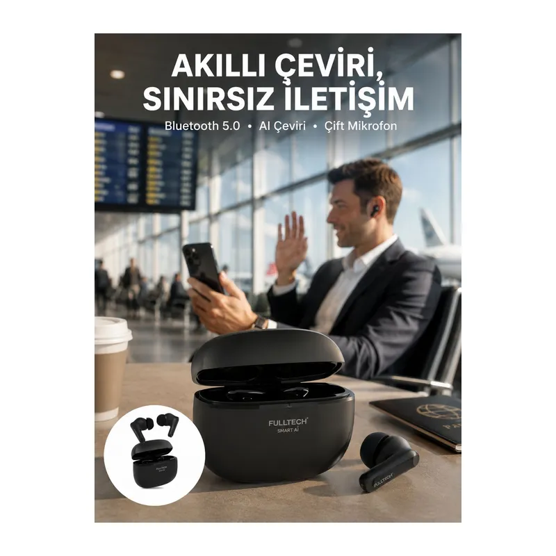 Gürültü Engelleyici TWS Kulaklık Uzun Pil Ömürlü ve Suya Dayanıklı Yeni Nesil