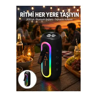 Kablosuz Bluetooth Hoparlör Taşınabilir Çoklu Bağlantılı Özelliği Yeni Nesil