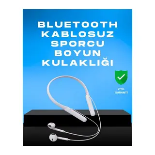 Kablosuz Bluetooth Kulaklık – Boyun Askılı, 100 Saat Pil Ömrü