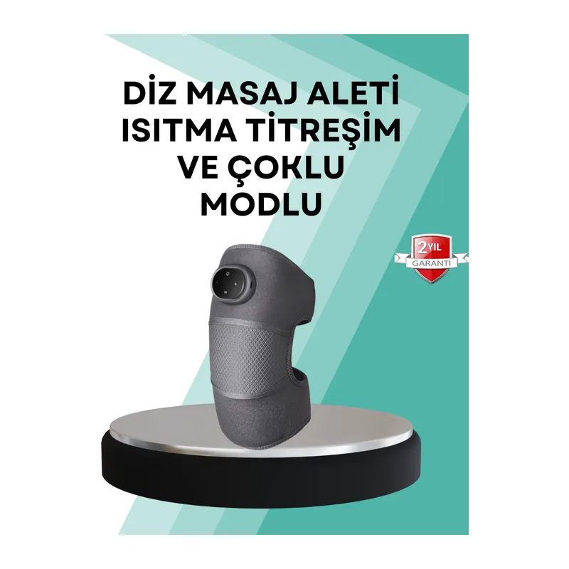 Ev Tipi Isı ve Titreşim Destekli Diz Masaj Aleti