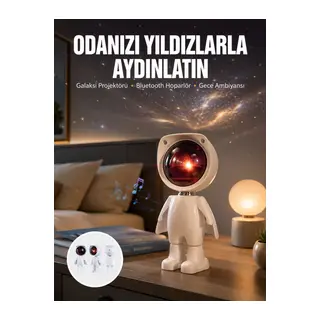Projeksiyon Güneş Lambası Astronot Gün Batımı Projektör LED Işıklı Yeni Nesil