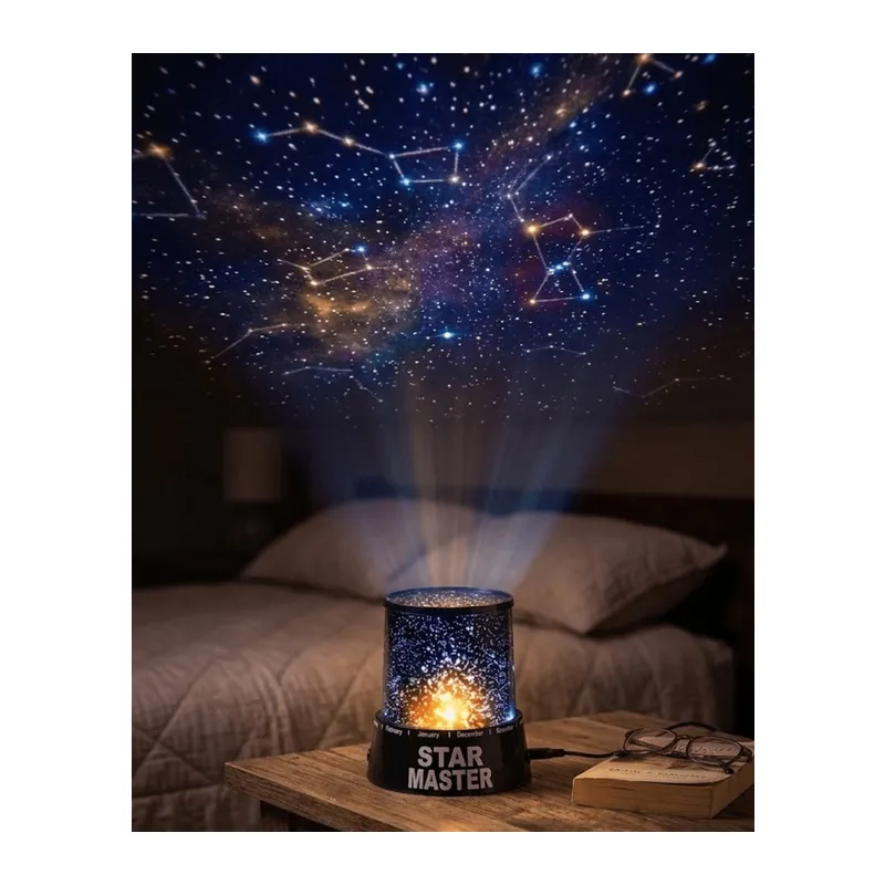 Star Projektör Gece Lambası Tavana Yıldız Yansıtan LED Işık