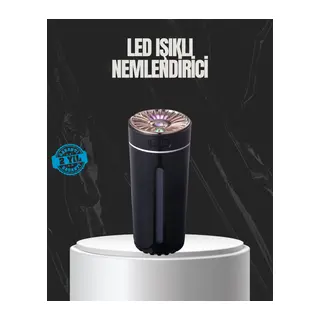 USB Aromaterapi Difüzör Ultrasonik Hava Nemlendirici LED Gece Lambalı
