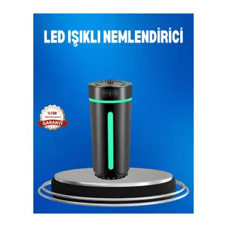 USB Bağlantılı LED’li Hava Nemlendirici Aromaterapi Buhar Difüzörü