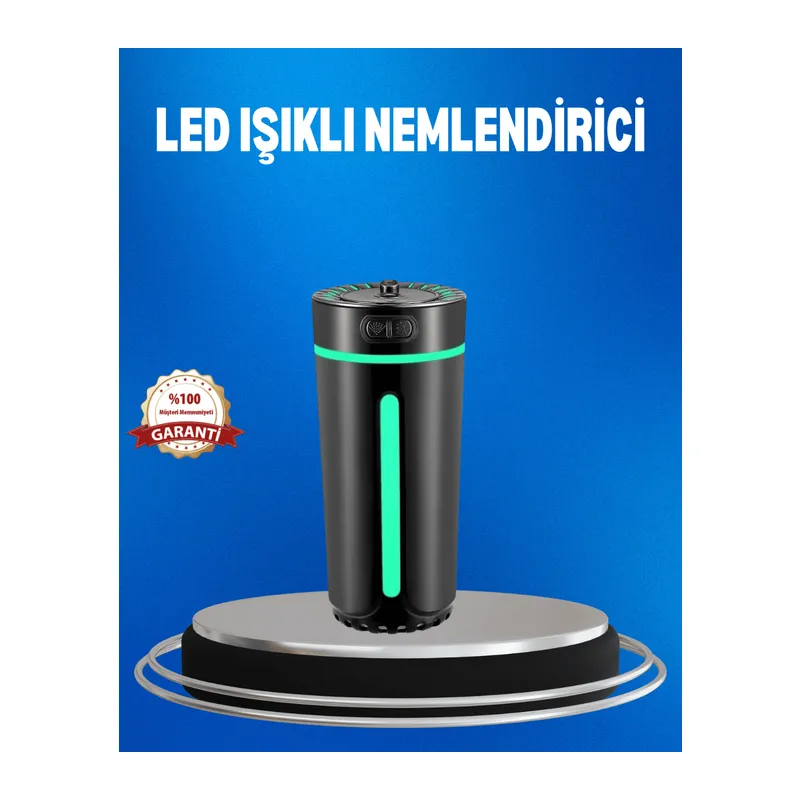 USB Bağlantılı LED’li Hava Nemlendirici Aromaterapi Buhar Difüzörü