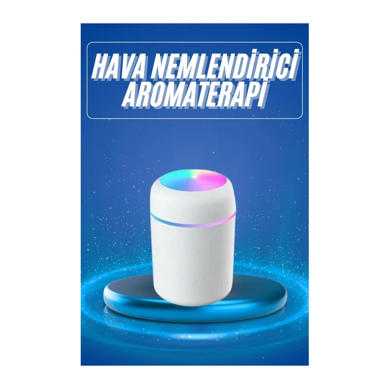 Rgb Işıklı Ulrasonik Ledli Hava Nemlendirici Buhar Makinesi Buhardanlık