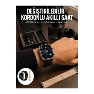 Akıllı Saat Çok Fonksiyonlu Unısex Sosyal Medya Girişli Bluetooth Bağlantılı Yeni Nesil