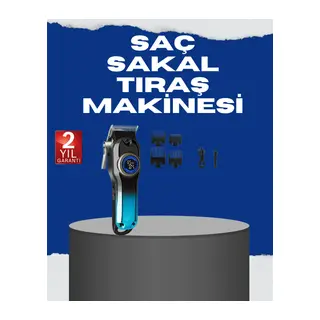 USB Type-C Şarjlı Kablosuz/Kablolu Erkek Tıraş Makinesi