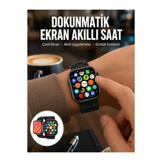 Akıllı Saat Android ve İOS Uyumlu Plastik Kordon Yeni Seri
