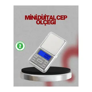Mavi Işıklı LCD Ekranlı Hassas Tartı Terazisi