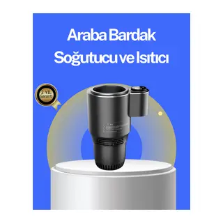Araç İçi Isıtıcı Soğutucu Bardaklık 60°C Isıtma -4°C Soğutma