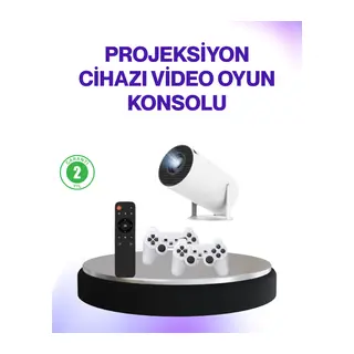 2.4G Kablosuz Destekli Oyun ve Film Projeksiyonu Ev Kullanımı İçin