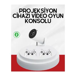 3D Oyun Destekli Kablosuz Ev Sinema Projeksiyon Cihazı