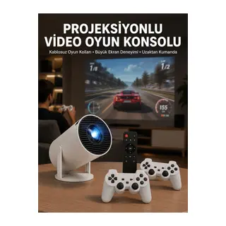 Film Dizi ve Oyun İçin Taşınabilir Kablosuz Mini Projeksiyon Yeni Nesil