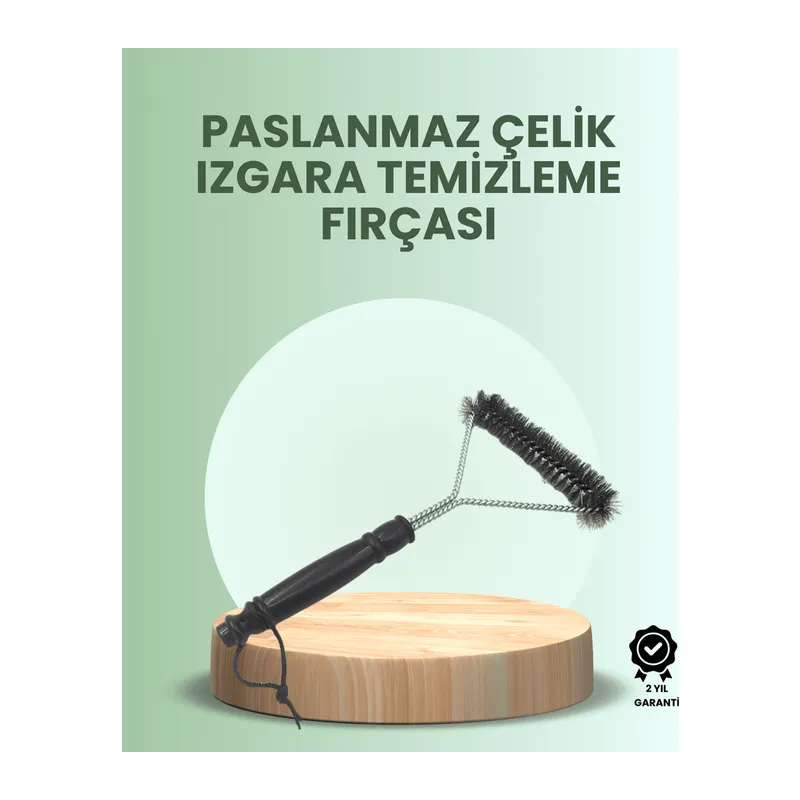 Barbekü ve Mangal İçin Tel Izgara Temizleyici Fırça