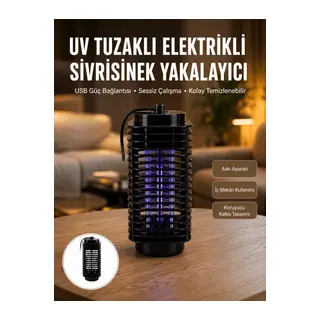 Kimyasal İçermeyen UV Işıklı Böcek ve Sivrisinek Kapanı – Güvenli Kullanım Yeni Nesil